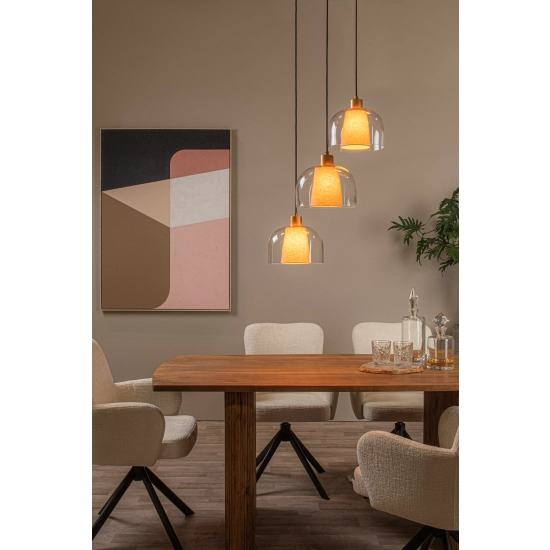 GUNHILD lampa wisząca 3xE27 Transparant 30460/13/60 Lucide - zdjęcie dodatkowe 2